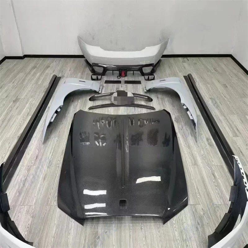 MSY Style ABS Body Kit Fit Ghost 4th Gen 2020-2024 Front Rear Bumper Hood With Bolts Mod AccessoryHigh Quality Auto Parts
