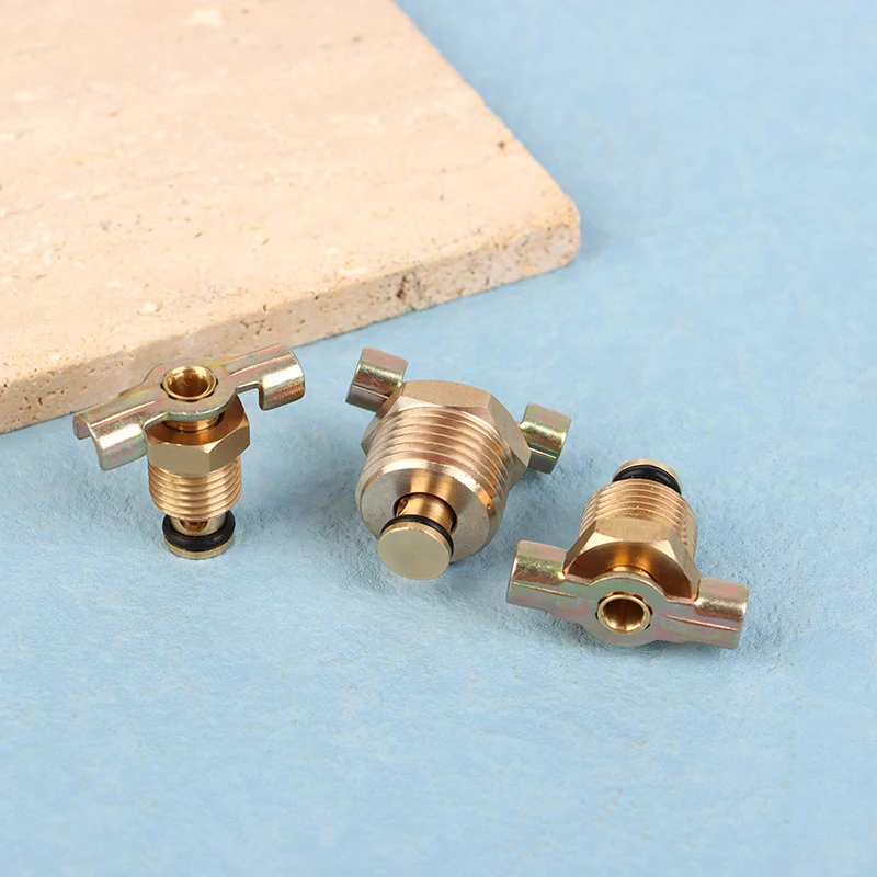 

1/4 "3/8" 1/2 '' запасная часть сливного клапана для воды, твердая латунь, сливной клапан, фитинги для портов воздушного бака компрессора, кран