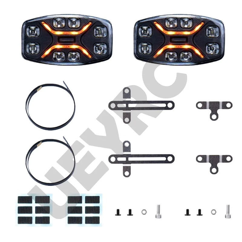 1:14e Schaal Daklichten Verlichting Control Board voor Tamiya RC Truck SCANIA 770S R620 Volvo FH16 Benz Arocs MAN TGX Auto