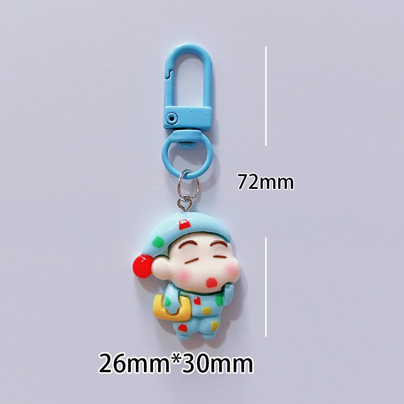 Miniso Cartoon Pajamas, Small New Resin Diy Keychain, Bag Pendant, Student Backpack Hanger, Festival Cute Gift