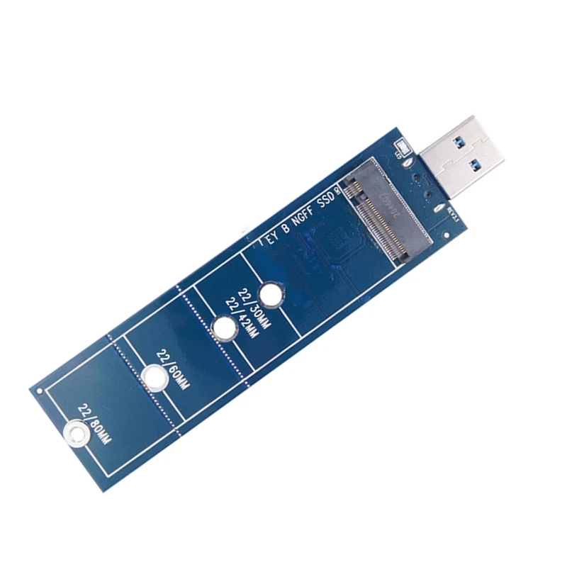 for M.2 to USB Adapter NGFF to USB Reader Card SSD (B+M Key-SATA Based) NGFF