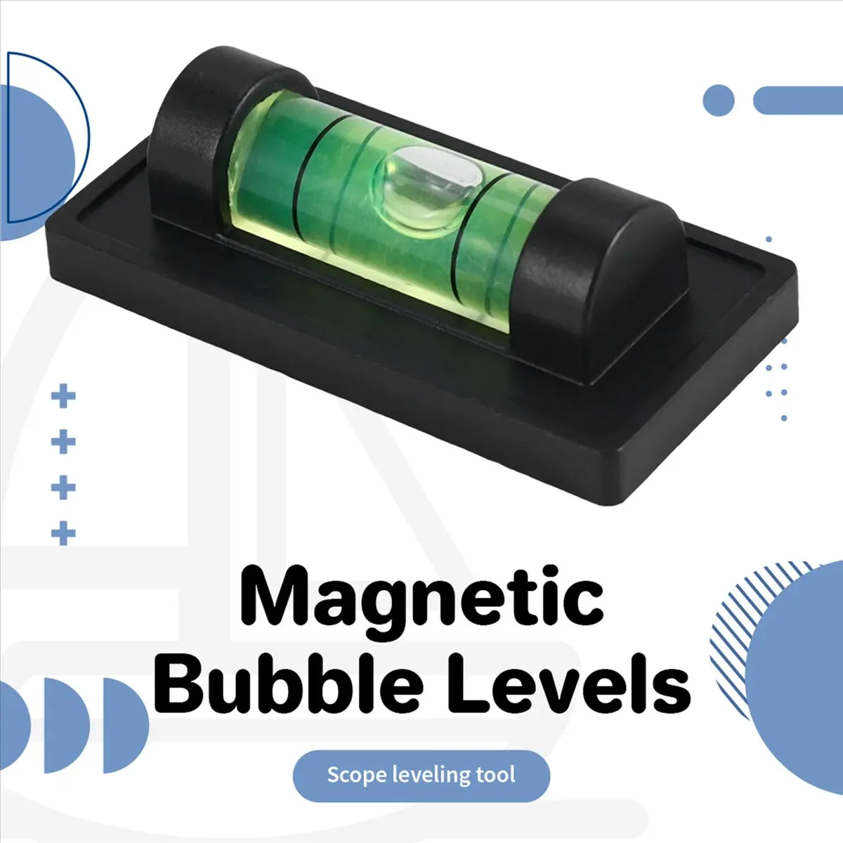 #94S One Magnetic Magnet Bubble Spirit Level 25mm Vial NEW,Level ruler,(Plastic ,Acrylic)