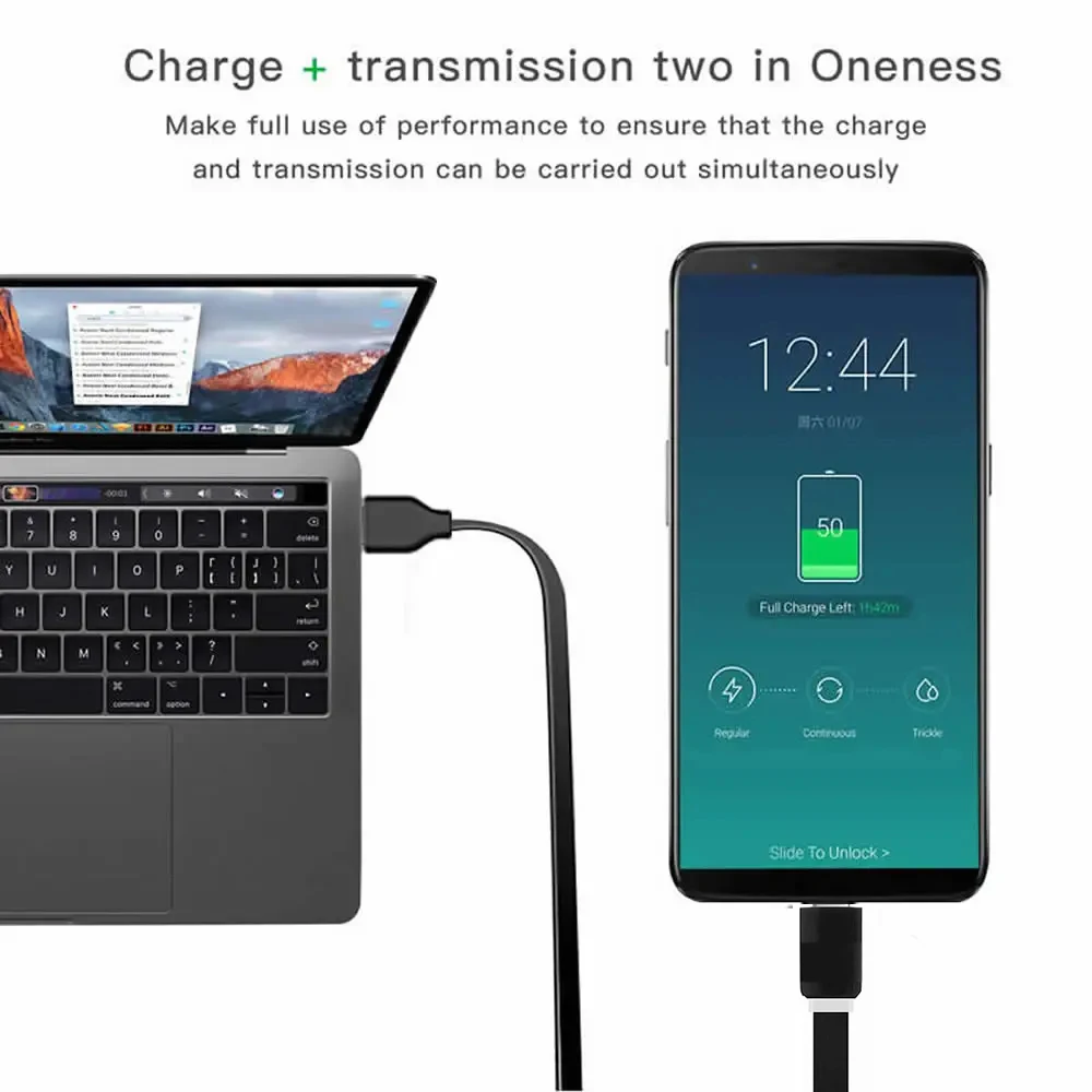 Portable Charging Data Sync Cable For iPhone 15 14 13 Plus Pro Max Charger Cable USB Type C Charger Cable For Samsung and More