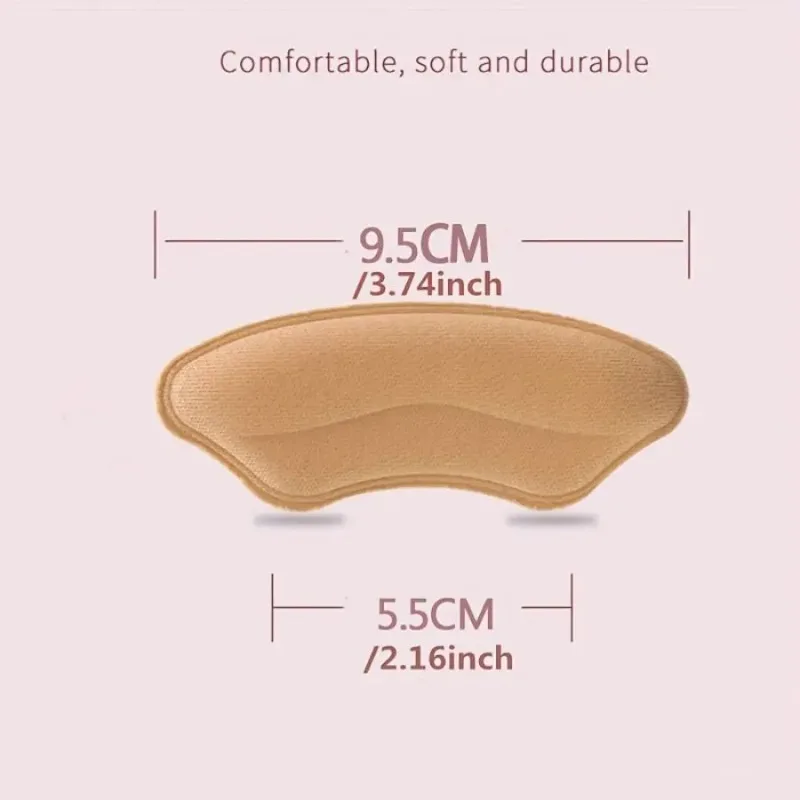 8-Pack Heel Pads for Too Big Shoes Self-Adhesive Protectors Heel Inserts Improve Shoe Fit And Comfort Prevent Heel Slippage image 4
