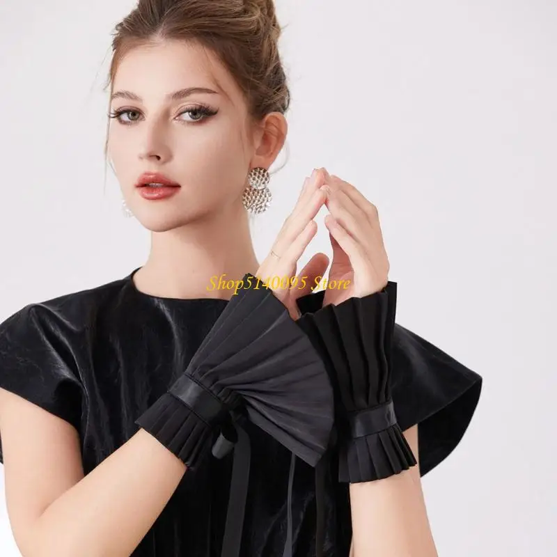 غطاء ياقة صناعية مريح وقابل للفصل من DXAE، سهل الارتداء مع أي زي، مثالي لحفلات ارتداء المكتب والمناسبات غير الرسمية