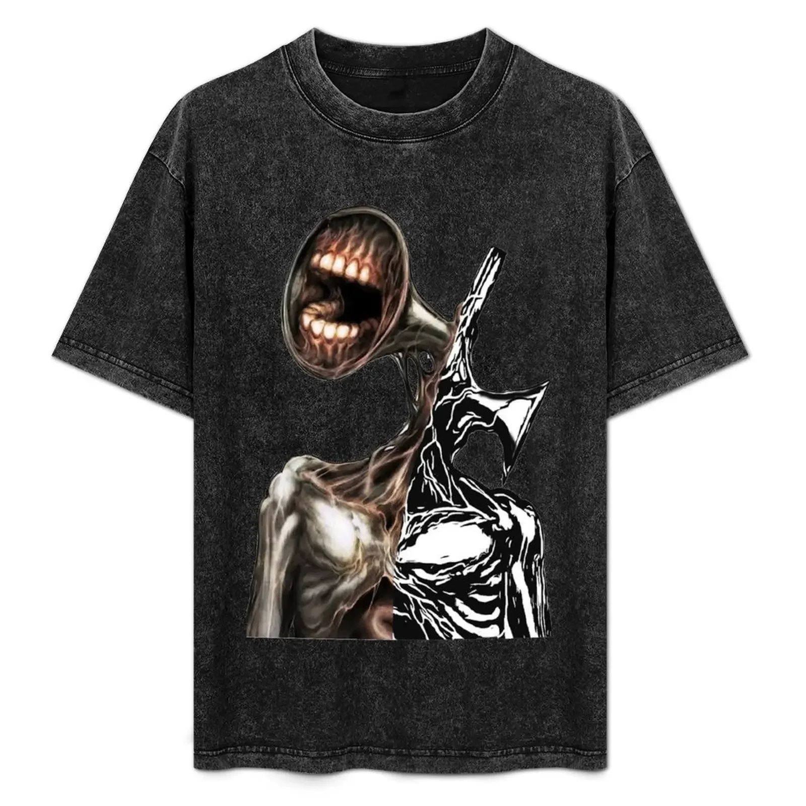 

siren head creepypasta creature T-Shirt Casual Trendy Short Sleeve T-Shirt