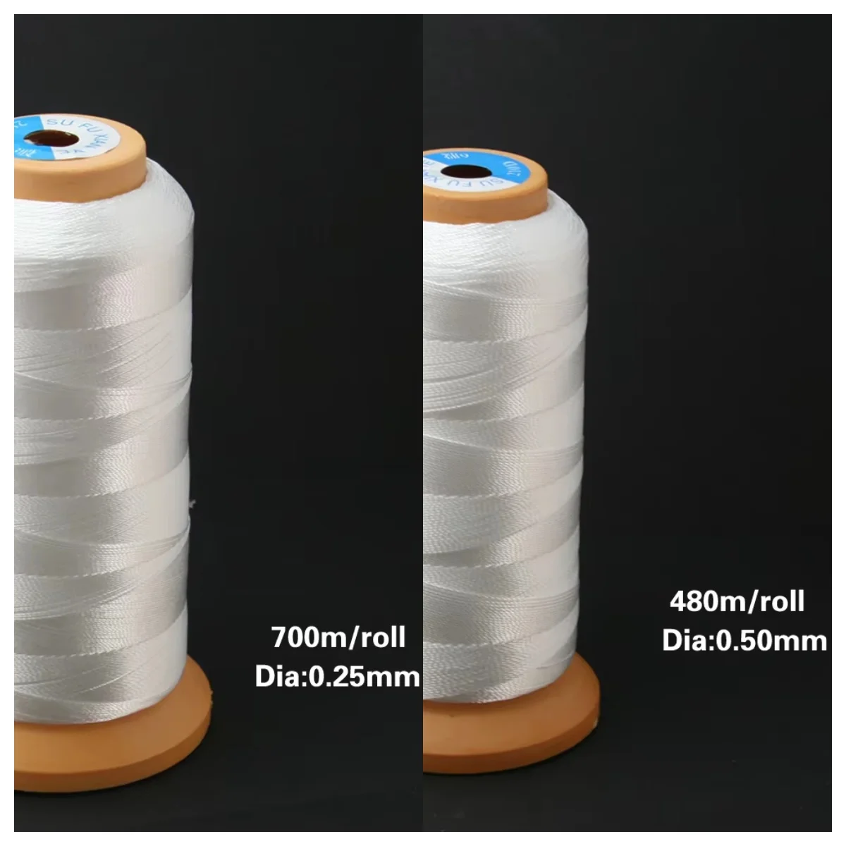 Hot Sale Durable 700M/480m/300m 0.25mm/0.50mm/0.75mm Nylon Waxed Thread String Cord Jewely Findings for DIY Stitching Thread