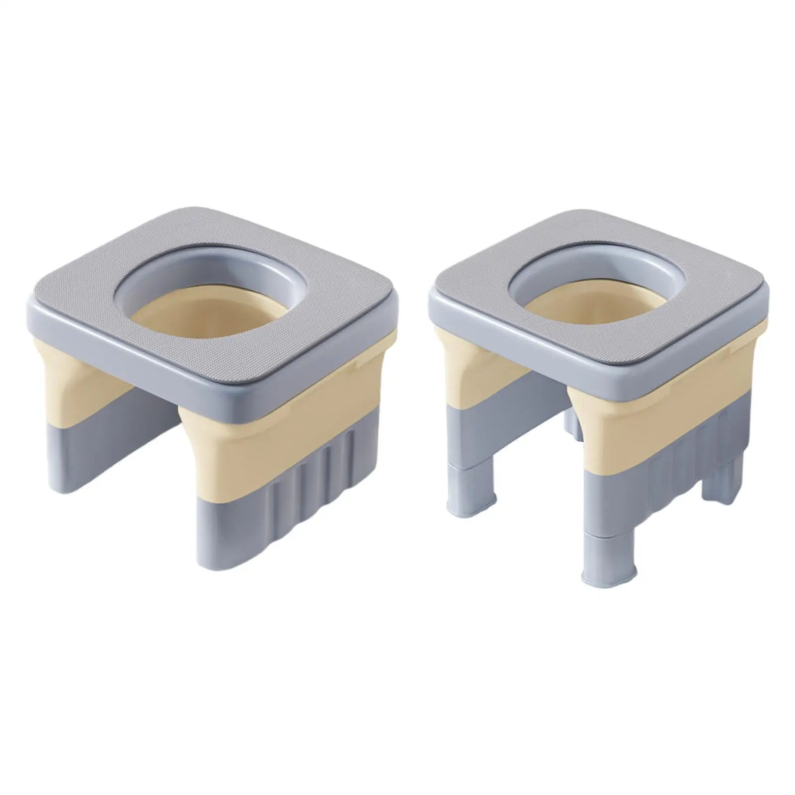 

Toilet Seat Stool Non Slip Modern Compact Lightweight Comfortable Multifunction