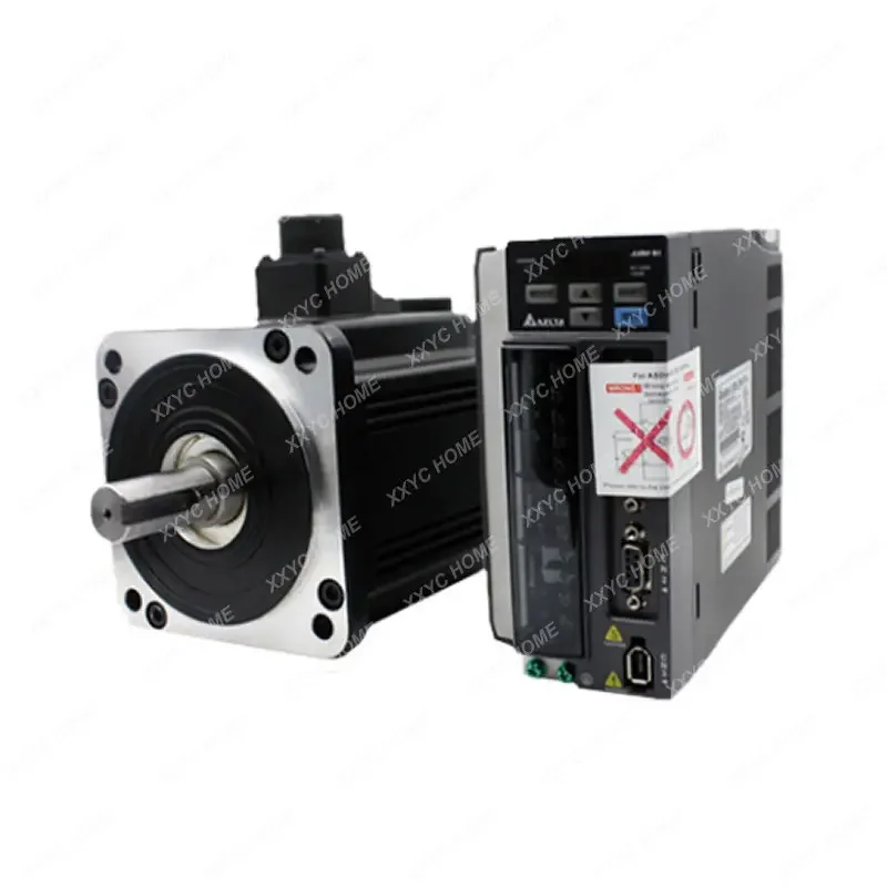 Delta 750W AC Servo Motor Drive Kit 0.75KW Servo System ECMA-C20807RS+ASD-B2-0721-B 3000rpm 80mm with 3m Cable Original New