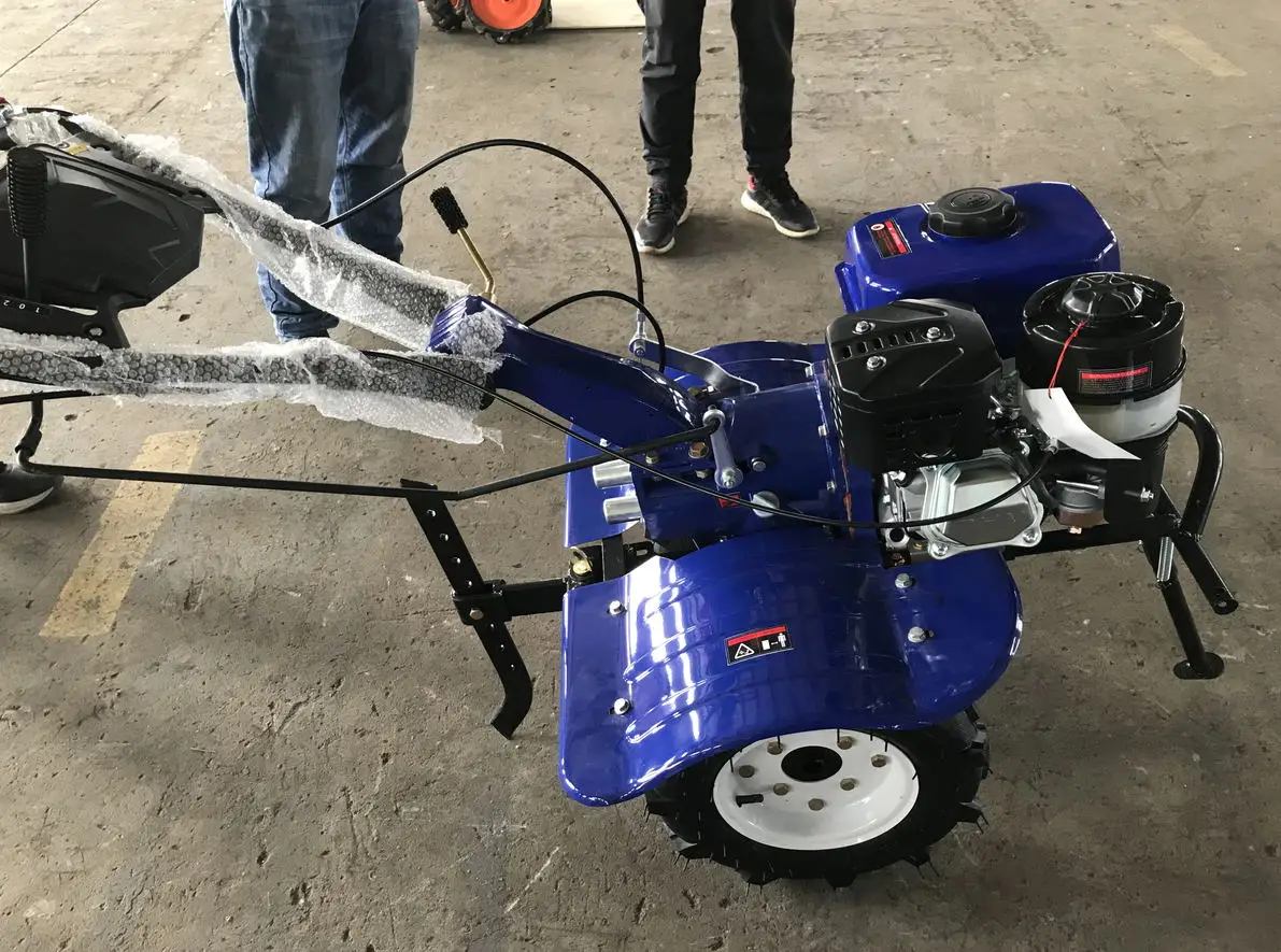 Power tiller with double PTO