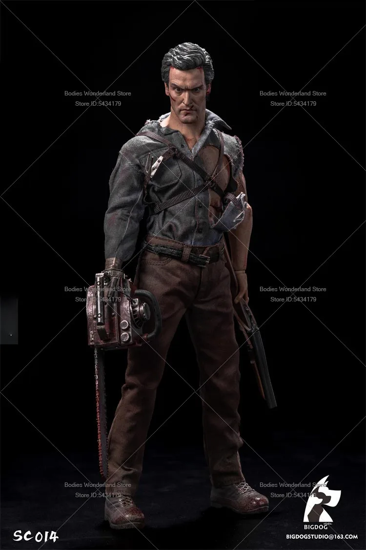 BIGDOG STUDIO SC014 SC015 1/6 Scale Male Soldier Chainsaw Killer Terror Book 12'' Action Figure Doll Collection
