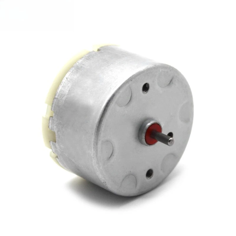 Metal Shell Long Axis 500 Motor 6V-12V Silent DC Student DIY Homemade Model Car Small Fan Motor Motor