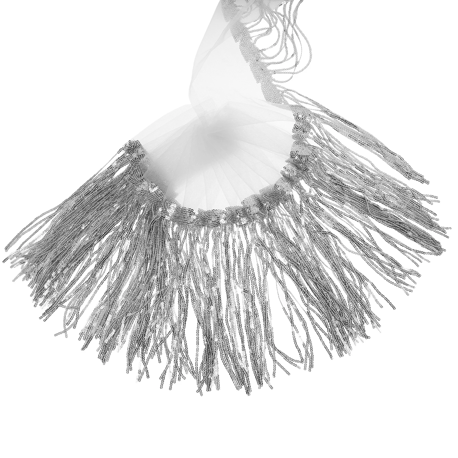 

Sequined Fringe Women Glitter Belly Dance Skirt Dance Skirt Belly Costume Glitter Hip Scarves Tassel Retro Charm SequinWaist
