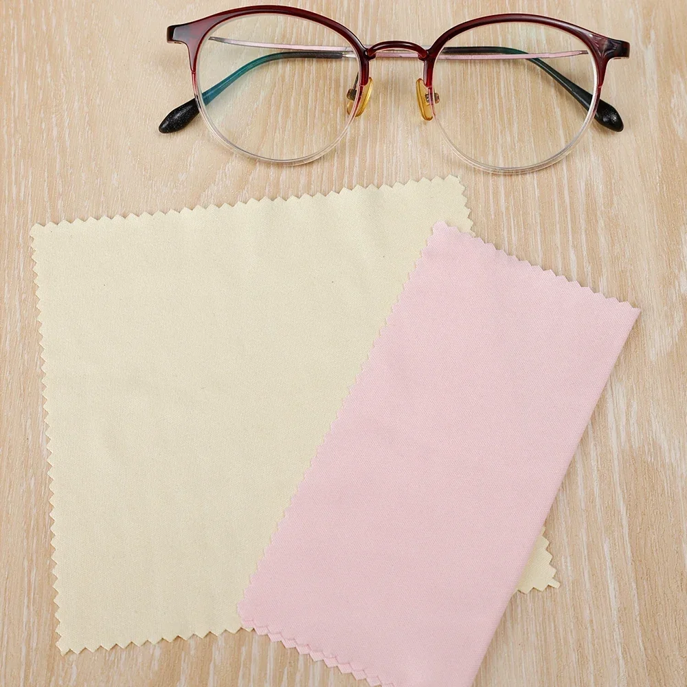 Cleaner Clean Glasses Lens Cloth Wipes 13*13cm for Sunglasses Microfiber Eyeglass Cleaning Cloth for Camera Computer