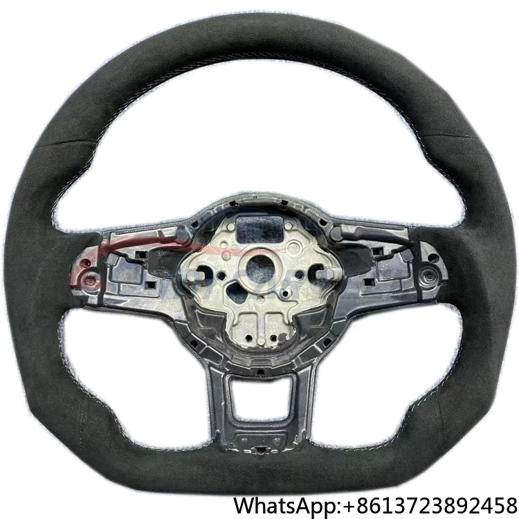 

For VW GTi Lamando MK4 MK5 MK6 MK7 MK8 Golf touareg Tiguan Scirocco Gli Boyue Seat Carbon Fiber Steering Wheel alcantara Led