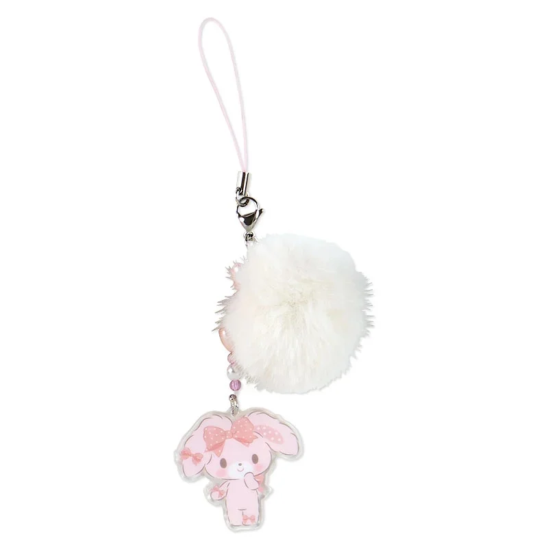 Bonbonribbon Bunny Acrylic Keychain Phone Key Chain Kawaii Cute Women Bag Keychains Small Gifts