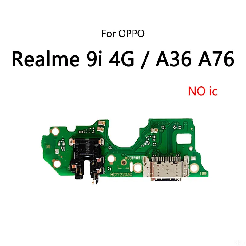 

USB Charge Dock Port Socket Plug Connector Flex Cable For OPPO Realme 9i A36 A76 Charging Board Module