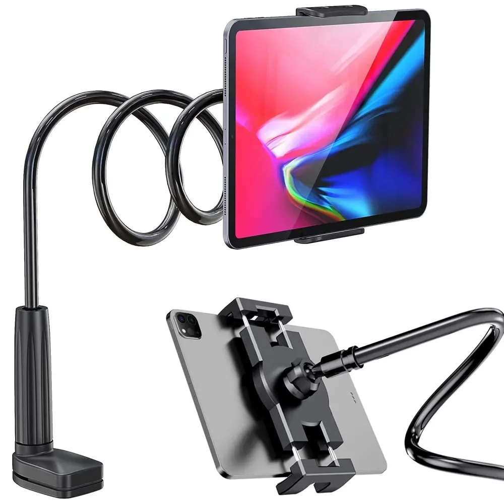 Large Size Tablet Holder 82cm Long Arm Bed Tablet Mount for iPad Air Pro Mini Tablet Stands Clip Bracket 4.7 To 12.6 inch Tabs