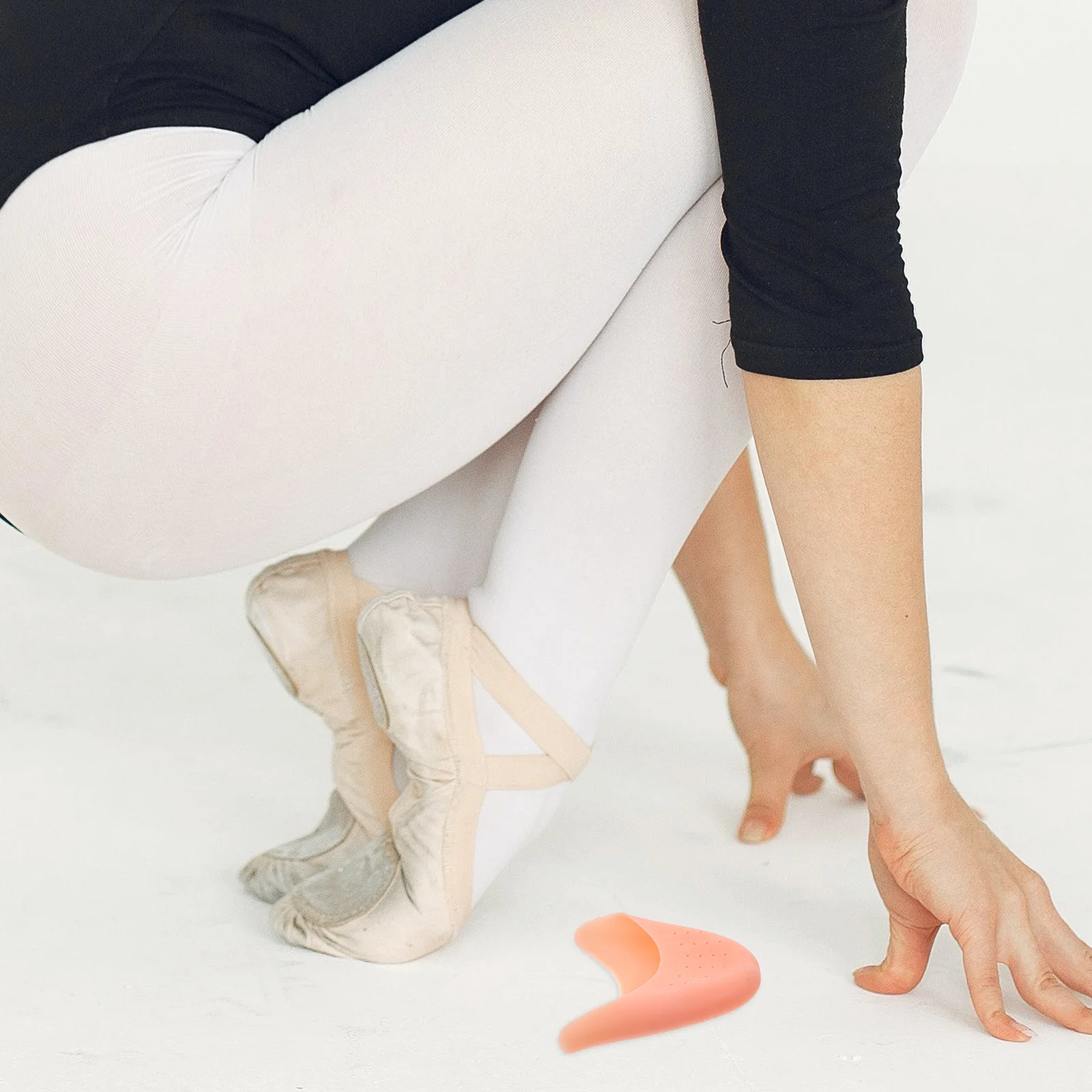 

6pcs Protectors Sebs Material Breathable Comfortable Multi-Function Toe Sleeves Daily Use Ballet Training Wear-Resistant
