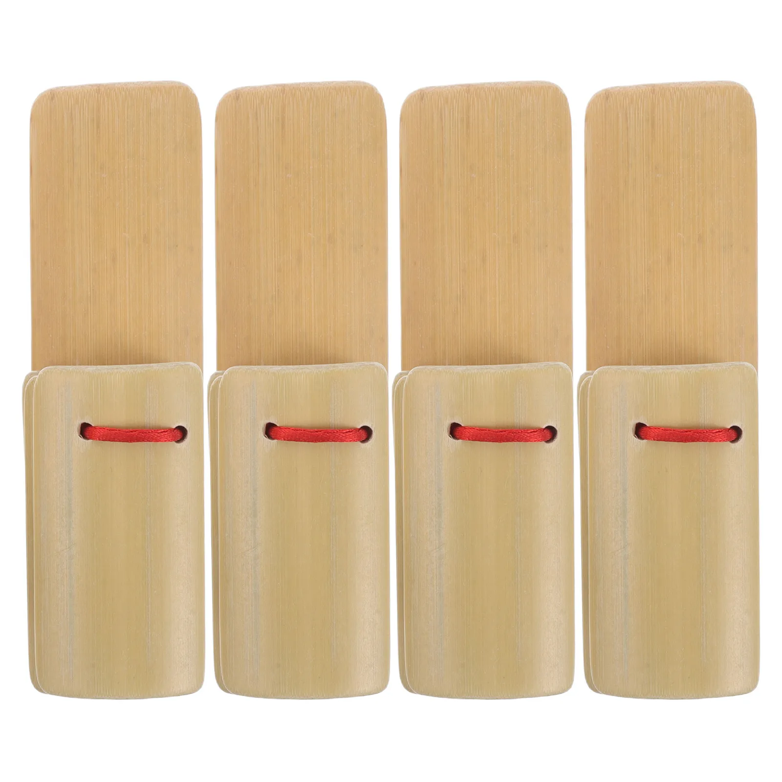 4 castañuelas de bambú, instrumentos de percusión tradicionales chinos Kuaiban, para principiantes, educación musical, actuaciones en escenario