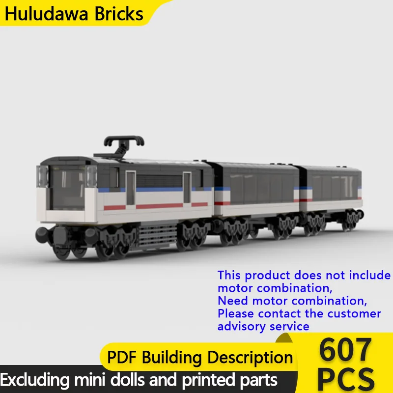 

Модель городской автомобиль MOC, строительные кирпичи, дизельный электрический экспресс-поезд, модульная технология, детские праздничные подарки, сборка игрушек, костюм
