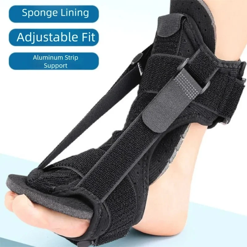 Double Support Plantar Fasciitis Splint Adjustable Compression Dorsal Drop Foot Orthopedic Brace Comfortable Skin-friendly