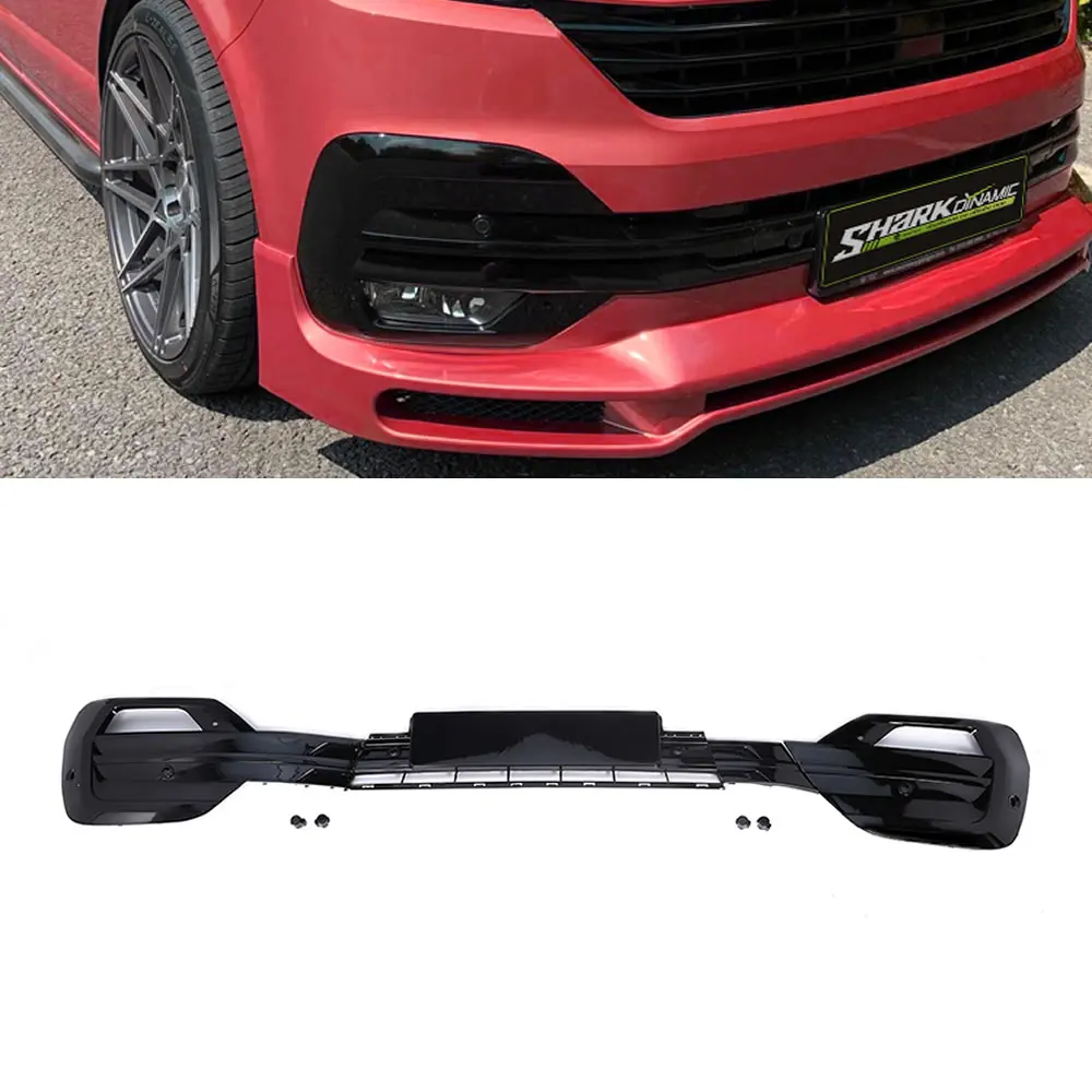 Fog Light Lamp Cover Set For VW T6.1 Transporter 2019 Onwards Gloss Black