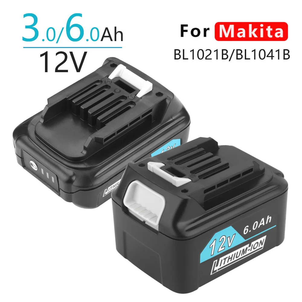 3000mAh 6000mAh For Makita BL1021B BL1041B BL1015B BL1020B BL1040B Rechargeable Battery Power Tools Replaceable Battery