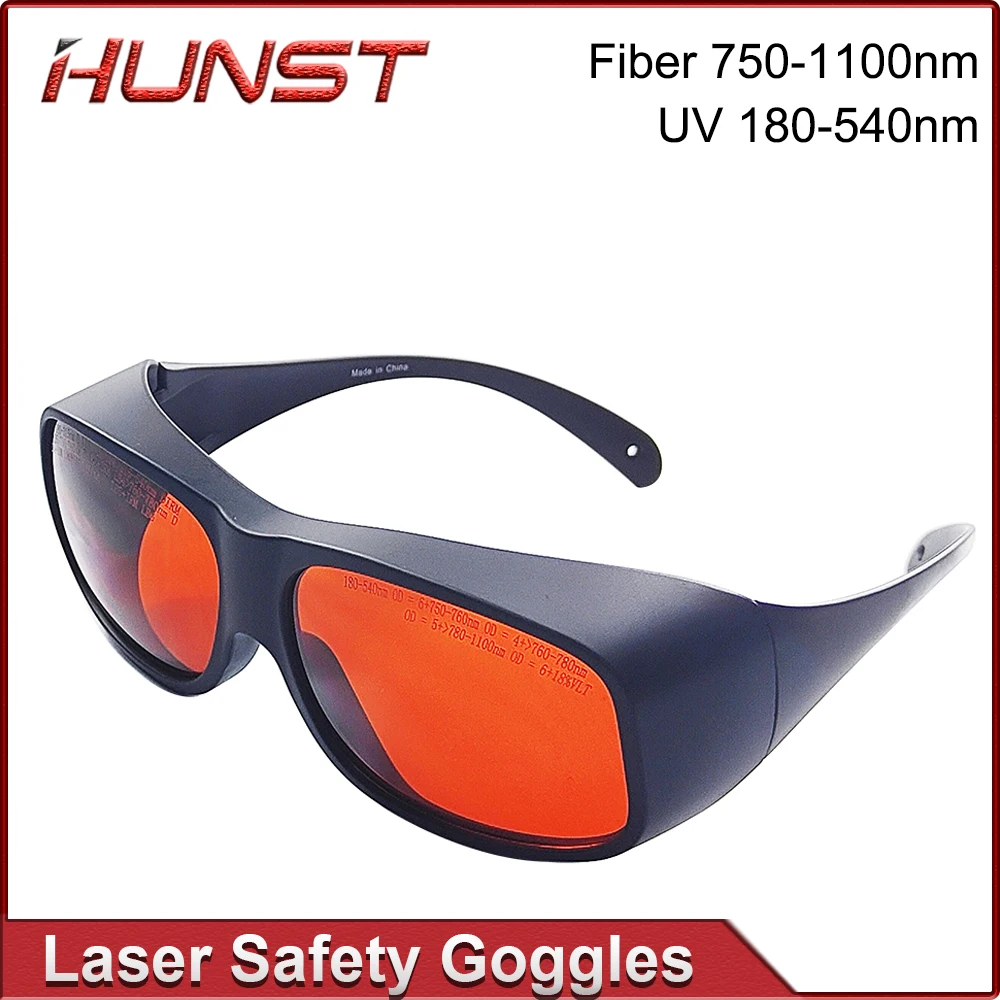 

HUNST 355 & 532nm & 1064nm Laser Goggles Protective Glasses Shield Protection for Fiber & UV & Green Laser Safety Goggles.