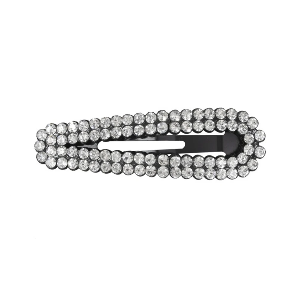 

3pcs Rhinestone Hair Clip Set Crystal Pearl Woman Girls Fashion Hairpin Clips Durable Material Stylish Design Gift