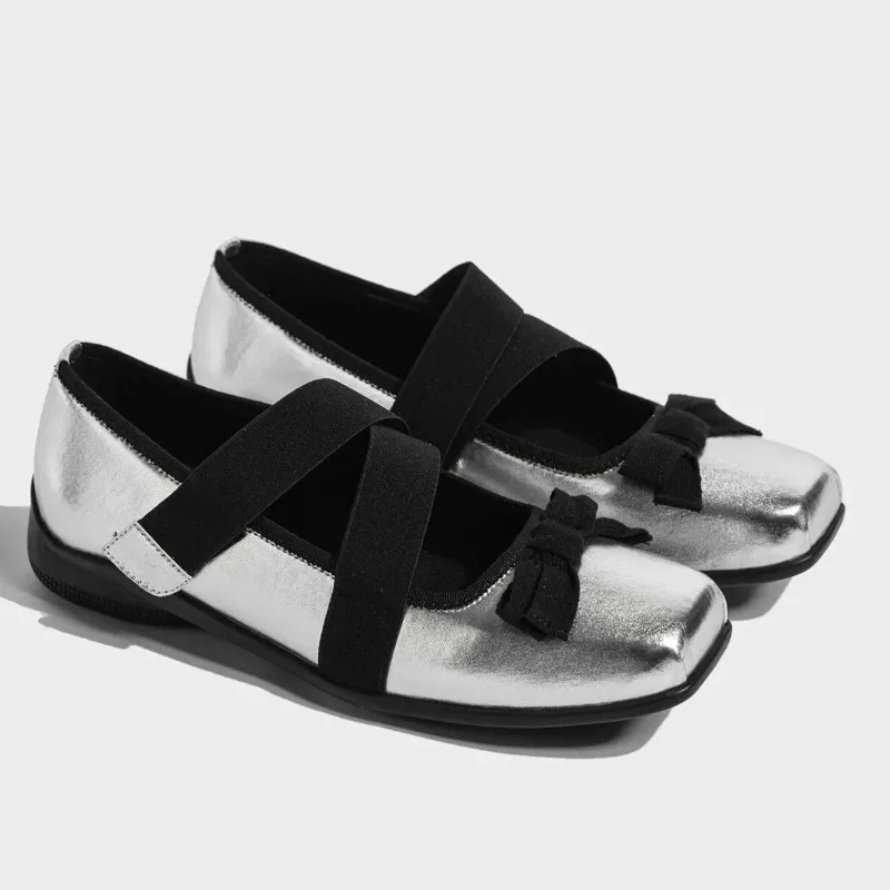 

New Women's Mary Jane Shoes Exquisite Square Head Ballet Casual Shoes for Woman Fashion Sneakers Designer Shoes Zapatos De Mujer
