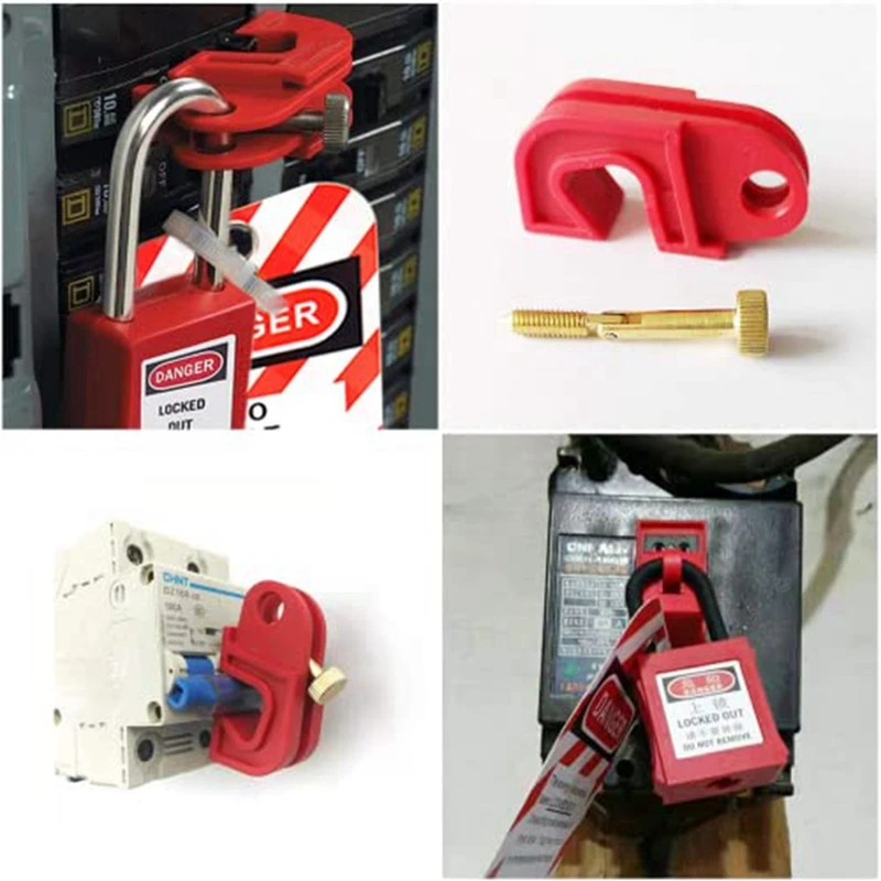 Circuit Breaker Lockout Device Lockout Tagout Tag Kit Fit For Lock Out Tag Out Set