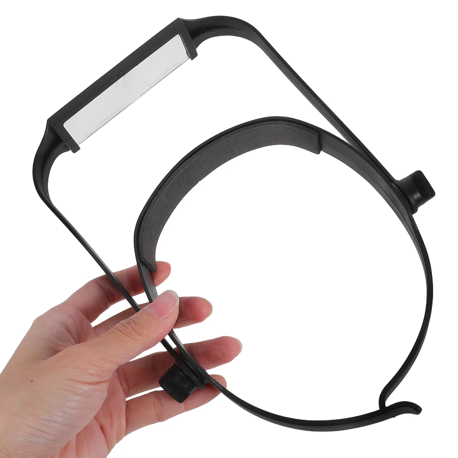 

4pcs Headband Magnifier 1.5X 2X 2.5X 3X Replaceable Lenses Head Mounted Reading Magnifier For Seniors Repair Jewelry