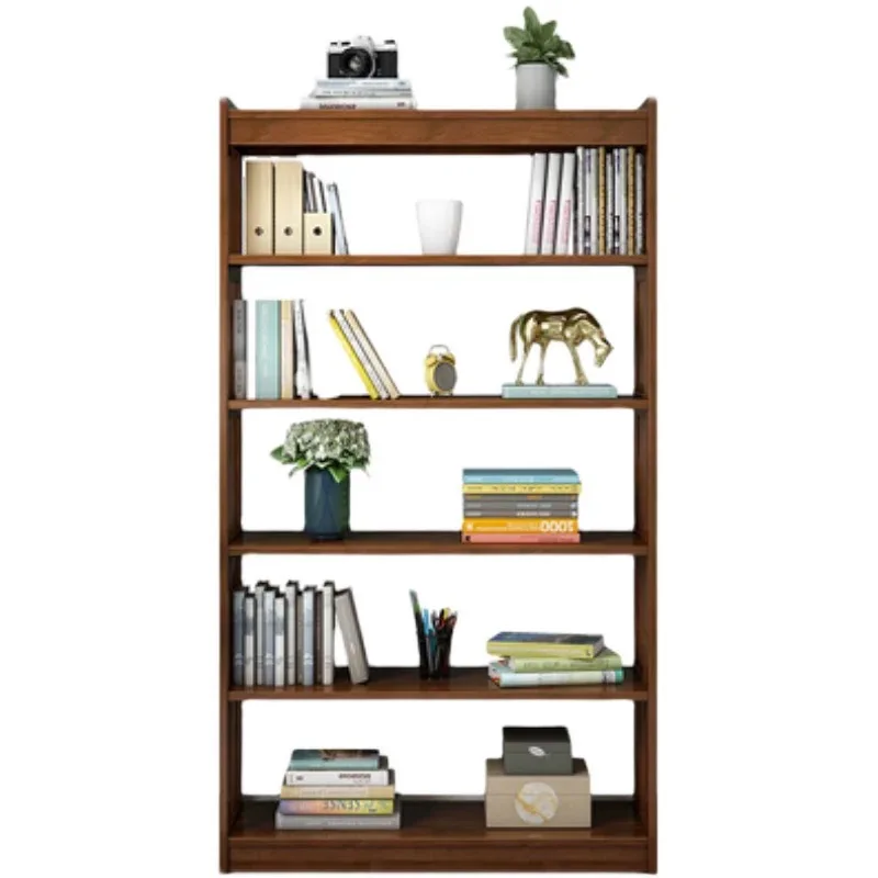 

Solid wood multi-layer bookshelf, bedroom study floor-to-ceiling shelf