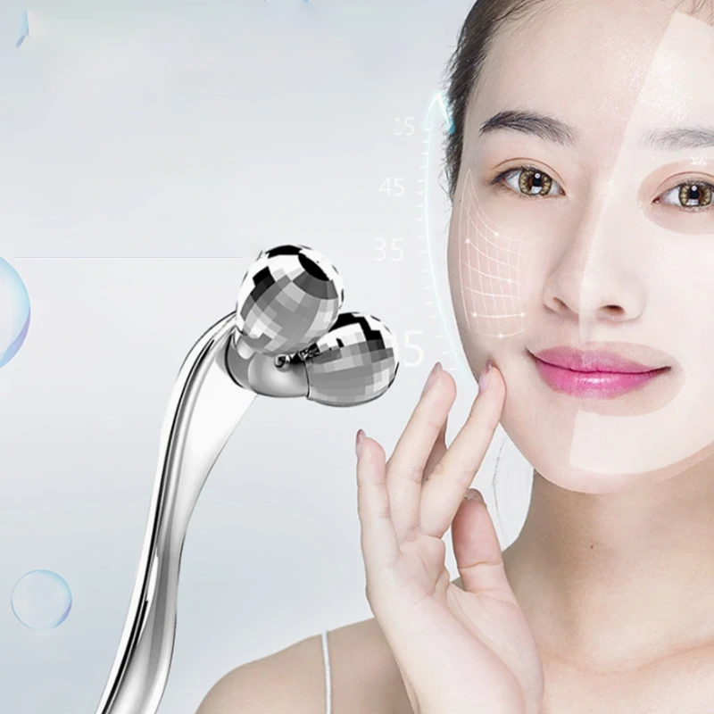 

Нержавеющая сталь для лица Gua Sha 3D роликовый массажер для лица массажер для глаз лифтинг твердый массажер для акупунктурных точек инструмент