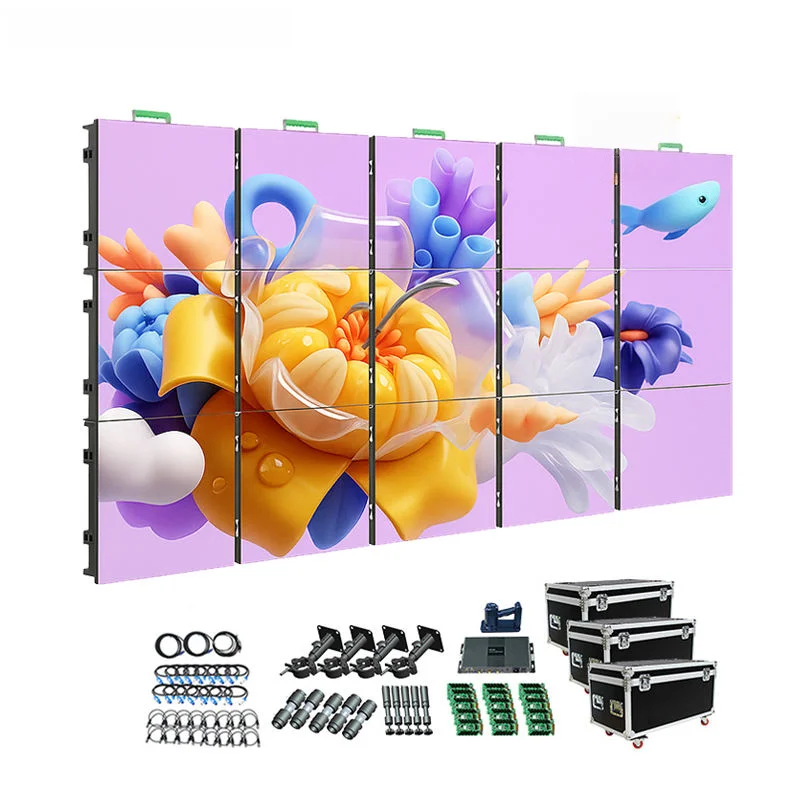 Durable Outdoor P3.91 LED Display 4K Full Color 500x1000 Rental LED Screen for Advertising Billboard