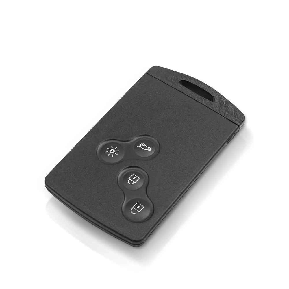 KEYYOU 433MHz PCF7952 Chip Smart Card Car Remote Key 4 Buttons Fob Uncut For Renault Megane 3 Laguna 3 Scenic Fluence 2008-2016