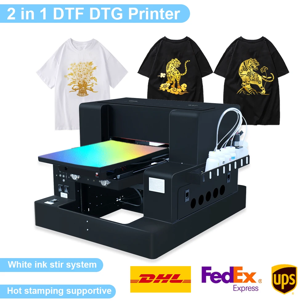 طابعة A3 DTF DTG L805 طباعة فيلم نقل الحرارة مباشرة على الملابس الساخنة ختم احباط DTF DTG مباشرة إلى طابعة الملابس