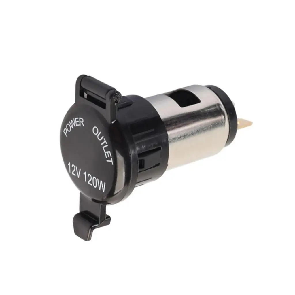 Cigarette Lighter Assembly Waterproof Power Socket Iron ABS Durable Car Parts for Useful Motorcycle Accessories - view 2