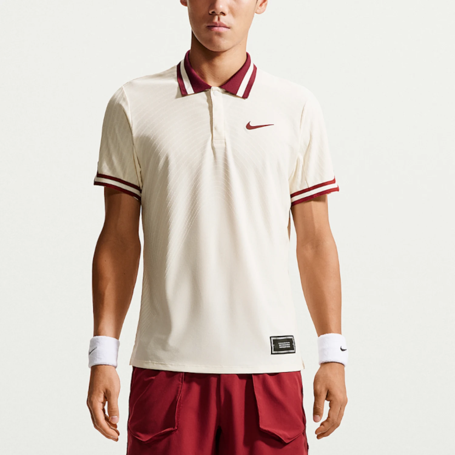Nike genuine men's sports casual tennis breathable lapel short sleeved T-shirt IM6608-110