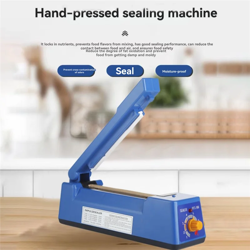 A005-Food Heat Bag Sealer Plastic Bag Sealer Heat Sealing Machine Handdruk thermische verpakkingsmachine