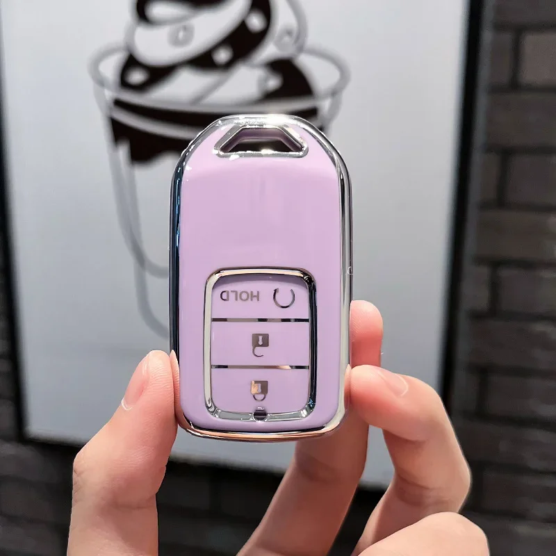 For Honda CR-V ACCORD ODYSSEY CIVIC Ect All-inclusive Car Key Case Key Shell Set Protection Keychain Accessories Holder Shell