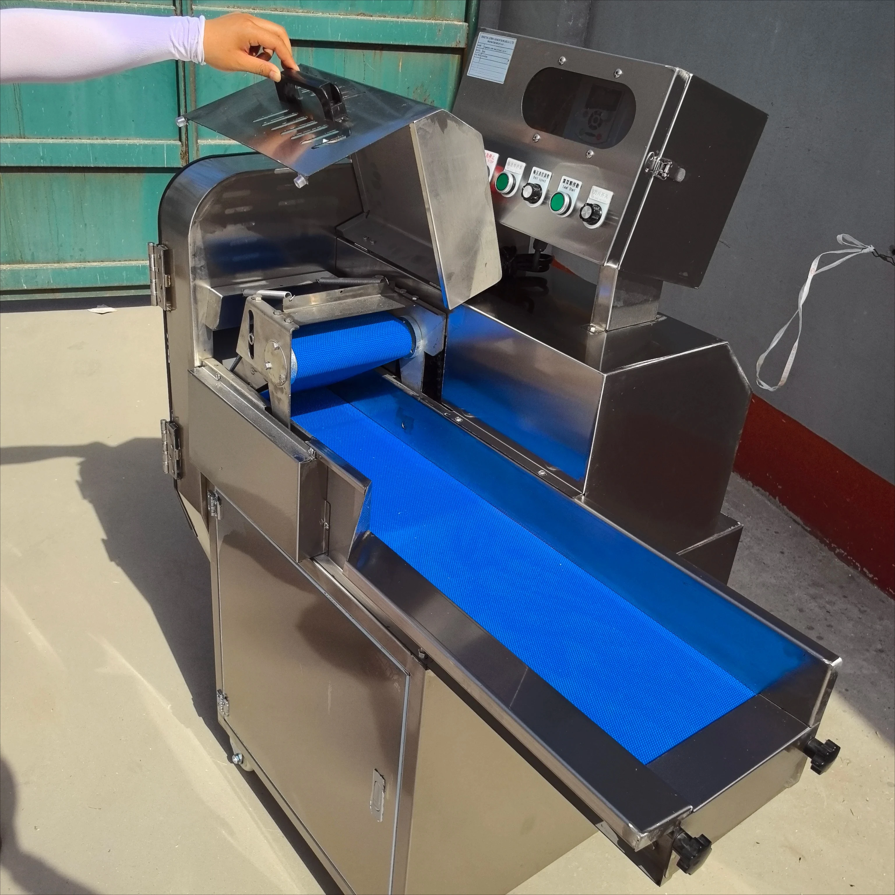 Vegetable cutter Commercial Multi-function Slicer Cut Loofah Fruit Potato Radish Stainless Steel Vegetable Cutter Machine