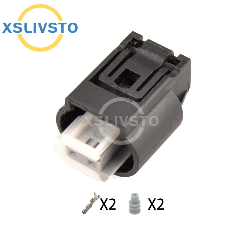 1 Set 2 Pin Female Auto waterproof connector Car outdoor temperature sensor abs wheel speed plug 1718555-1 For BMW