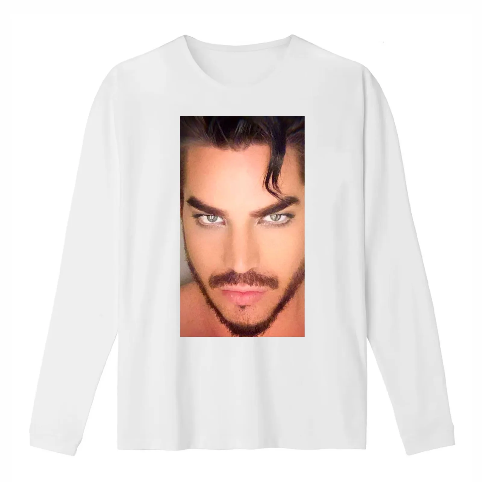 Eyes baby eyes Adam Lambert T-Shirt Summer Casual Cotton Tee Oversized Streetwear Tops Vintage Graphic Print 100% Cotton