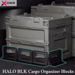 HALO BLK Multipurpose Cargo Organizer Blocks Car Trunk Storage Organizer Blocks For Tesla Model 3 Y X S Benz Hyundai Kia VW Etc.