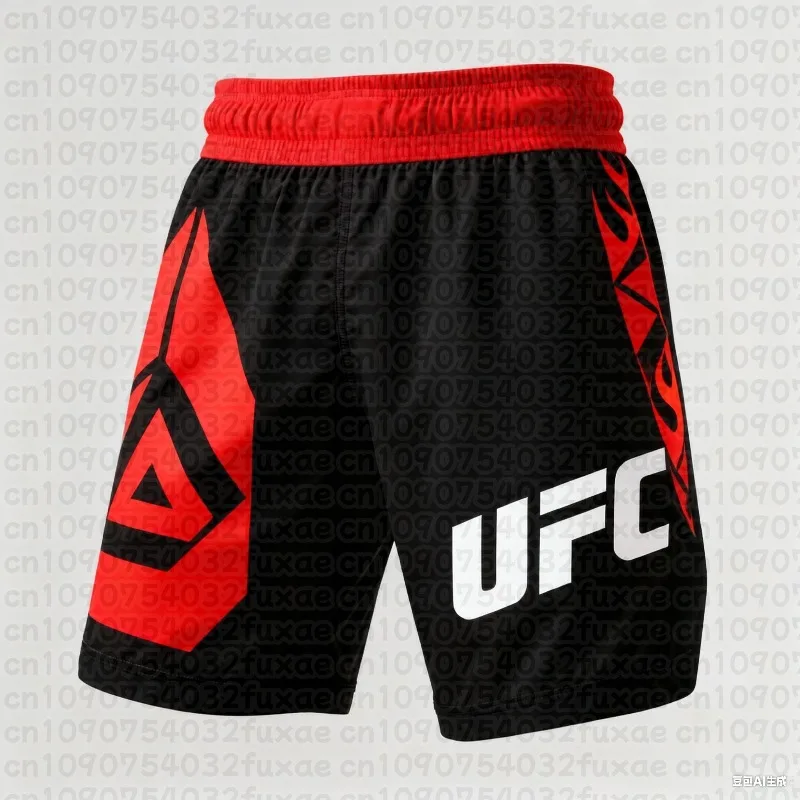 

Новые боксерские шорты UFC MMA для мужчин и женщин, тренировочные свободные дышащие скоростные шорты для сушки, боевые баскетбольные спортивные шорты