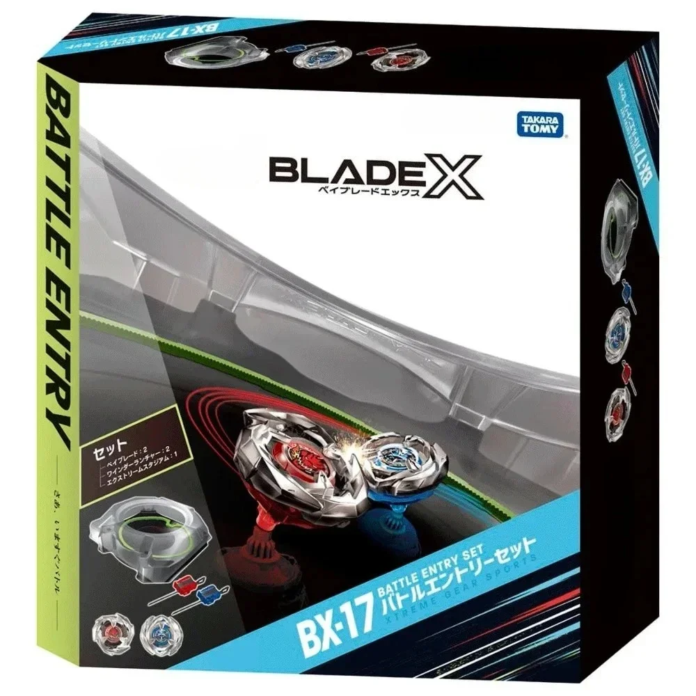 Takara Tomy Bey X BX-17 Battle Entry Set Blade CARD GAME