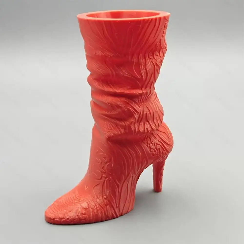 Artificial Flower Vase High Heel Shoe Vase High-heeled Shoe Vase 3d Printed Home Decor Sculpture Stylish Flower Holder for Dried
