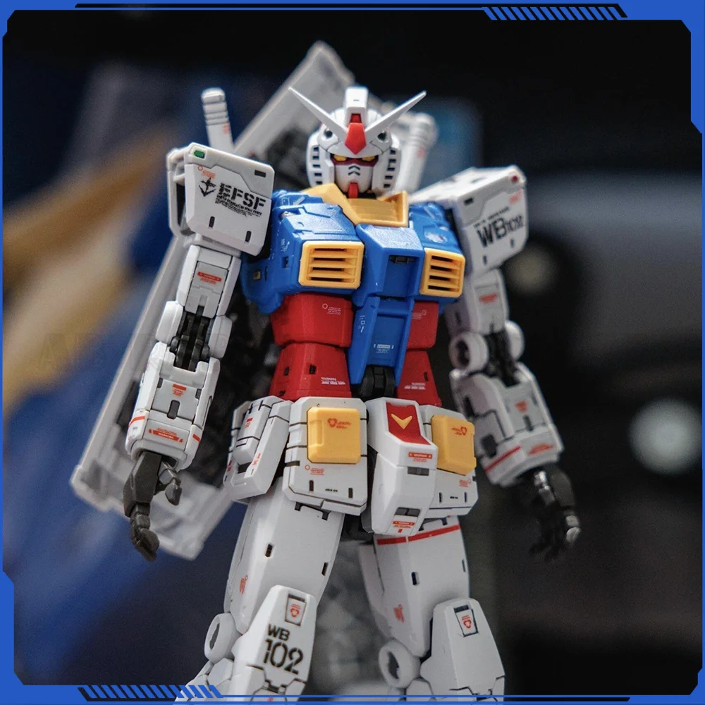 

In Stock Panda Model Mg 1/100 Rx-78-2 Original Rg 2.0 Magnification Series Assembly Model Kits Action Figure Plastic Model Toys